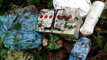 Sanacija črnega odlagališča – Banova jama 124